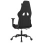 vidaXL Silla gaming con reposapiés tela negro y rojo vidaXL Silla gaming con reposapiés tela negro y rojo