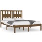 vidaXL Estructura de cama madera maciza de pino marrón miel 120x200 cm vidaXL Estructura de cama madera maciza de pino marrón miel 120x200 cm