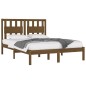 vidaXL Estructura de cama madera maciza de pino marrón miel 120x200 cm vidaXL Estructura de cama madera maciza de pino marrón miel 120x200 cm