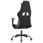 vidaXL Silla gaming con reposapiés cuero sintético negro rojo tinto vidaXL Silla gaming con reposapiés cuero sintético negro rojo tinto