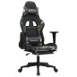 vidaXL Silla gaming con reposapiés cuero sintético negro camuflaje vidaXL Silla gaming con reposapiés cuero sintético negro camuflaje