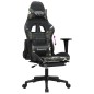 vidaXL Silla gaming con reposapiés cuero sintético negro camuflaje vidaXL Silla gaming con reposapiés cuero sintético negro camuflaje