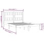 vidaXL Estructura de cama madera maciza de pino marrón miel 120x200 cm vidaXL Estructura de cama madera maciza de pino marrón miel 120x200 cm