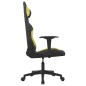 vidaXL Silla gaming tela verde claro y negro vidaXL Silla gaming tela verde claro y negro