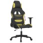 vidaXL Silla gaming tela verde claro y negro vidaXL Silla gaming tela verde claro y negro