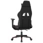 vidaXL Silla gaming con reposapiés cuero sintético negro rojo tinto vidaXL Silla gaming con reposapiés cuero sintético negro rojo tinto
