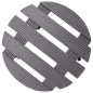 vidaXL Soportes con ruedas para plantas 4 unidades gris WPC Ø30x7,5 cm vidaXL Soportes con ruedas para plantas 4 unidades gris WPC Ø30x7,5 cm