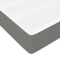 vidaXL Cama box spring con colchón tela gris oscuro 90x190 cm vidaXL Cama box spring con colchón tela gris oscuro 90x190 cm