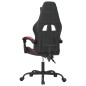vidaXL Silla gaming cuero sintético negro y rojo vino tinto vidaXL Silla gaming cuero sintético negro y rojo vino tinto