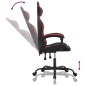 vidaXL Silla gaming cuero sintético negro y rojo vino tinto vidaXL Silla gaming cuero sintético negro y rojo vino tinto
