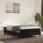 vidaXL Cama box spring con colchón terciopelo negro 120x200 cm vidaXL Cama box spring con colchón terciopelo negro 120x200 cm