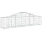 vidaXL Cestas de gaviones 13 uds forma de arco hierro 200x30x40/60 cm vidaXL Cestas de gaviones 13 uds forma de arco hierro 200x30x40/60 cm