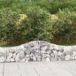 vidaXL Cestas de gaviones 6 uds forma de arco hierro 200x30x40/60 cm vidaXL Cestas de gaviones 6 uds forma de arco hierro 200x30x40/60 cm