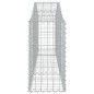 vidaXL Cestas de gaviones 4 uds forma de arco hierro 200x30x60/80 cm vidaXL Cestas de gaviones 4 uds forma de arco hierro 200x30x60/80 cm
