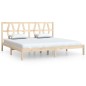vidaXL Estructura de cama de madera maciza de pino 200x200 cm vidaXL Estructura de cama de madera maciza de pino 200x200 cm