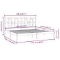 vidaXL Estructura de cama de madera maciza de pino 200x200 cm vidaXL Estructura de cama de madera maciza de pino 200x200 cm