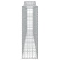 vidaXL Cestas de gaviones 25 uds forma de arco hierro 400x30x100/120cm vidaXL Cestas de gaviones 25 uds forma de arco hierro 400x30x100/120cm