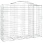 vidaXL Cestas de gaviones 5 uds forma de arco hierro 200x50x160/180 cm vidaXL Cestas de gaviones 5 uds forma de arco hierro 200x50x160/180 cm