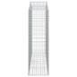 vidaXL Cestas de gaviones 5 uds forma de arco hierro 200x50x160/180 cm vidaXL Cestas de gaviones 5 uds forma de arco hierro 200x50x160/180 cm