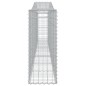 vidaXL Cestas de gaviones 5 uds forma de arco hierro 400x30x80/100 cm vidaXL Cestas de gaviones 5 uds forma de arco hierro 400x30x80/100 cm