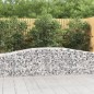 vidaXL Cestas de gaviones 15 uds forma de arco hierro 400x50x60/80 cm vidaXL Cestas de gaviones 15 uds forma de arco hierro 400x50x60/80 cm