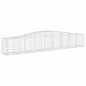 vidaXL Cestas de gaviones 15 uds forma de arco hierro 400x50x60/80 cm vidaXL Cestas de gaviones 15 uds forma de arco hierro 400x50x60/80 cm