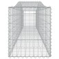 vidaXL Cestas de gaviones 15 uds forma de arco hierro 400x50x60/80 cm vidaXL Cestas de gaviones 15 uds forma de arco hierro 400x50x60/80 cm