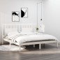 vidaXL Estructura de cama madera maciza blanco 180x200 cm vidaXL Estructura de cama madera maciza blanco 180x200 cm