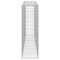 vidaXL Cestas de gaviones 10 uds forma de arco hierro 400x50x160/180cm vidaXL Cestas de gaviones 10 uds forma de arco hierro 400x50x160/180cm