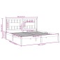 vidaXL Estructura de cama madera maciza blanco 180x200 cm vidaXL Estructura de cama madera maciza blanco 180x200 cm