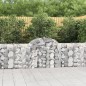 vidaXL Cestas de gaviones 30 uds forma de arco hierro 200x30x80/100 cm vidaXL Cestas de gaviones 30 uds forma de arco hierro 200x30x80/100 cm