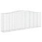 vidaXL Cestas de gaviones 25 uds forma de arco hierro 400x50x140/160cm vidaXL Cestas de gaviones 25 uds forma de arco hierro 400x50x140/160cm