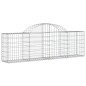 vidaXL Cestas de gaviones 15 uds forma de arco hierro 200x30x60/80 cm vidaXL Cestas de gaviones 15 uds forma de arco hierro 200x30x60/80 cm