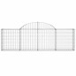 vidaXL Cestas de gaviones 15 uds forma de arco hierro 200x30x60/80 cm vidaXL Cestas de gaviones 15 uds forma de arco hierro 200x30x60/80 cm
