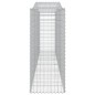 vidaXL Cestas de gaviones 20 uds forma de arco hierro 400x50x120/140cm vidaXL Cestas de gaviones 20 uds forma de arco hierro 400x50x120/140cm