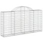 vidaXL Cestas gaviones 20 uds forma de arco hierro 200x30x100/120 cm vidaXL Cestas gaviones 20 uds forma de arco hierro 200x30x100/120 cm