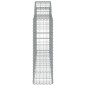 vidaXL Cestas gaviones 20 uds forma de arco hierro 200x30x100/120 cm vidaXL Cestas gaviones 20 uds forma de arco hierro 200x30x100/120 cm
