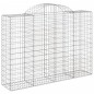 vidaXL Cestas gaviones 6 uds forma de arco hierro 200x50x140/160 cm vidaXL Cestas gaviones 6 uds forma de arco hierro 200x50x140/160 cm