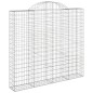 vidaXL Cestas gaviones 13 uds forma de arco hierro 200x50x180/200 cm vidaXL Cestas gaviones 13 uds forma de arco hierro 200x50x180/200 cm