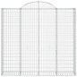 vidaXL Cestas gaviones 13 uds forma de arco hierro 200x50x180/200 cm vidaXL Cestas gaviones 13 uds forma de arco hierro 200x50x180/200 cm