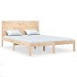 vidaXL Estructura de cama madera maciza 120x190 cm vidaXL Estructura de cama madera maciza 120x190 cm