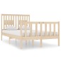 vidaXL Estructura de cama madera maciza 120x190 cm vidaXL Estructura de cama madera maciza 120x190 cm