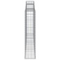 vidaXL Cestas de gaviones 4 uds forma de arco hierro 300x30x140/160 cm vidaXL Cestas de gaviones 4 uds forma de arco hierro 300x30x140/160 cm