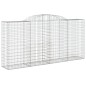 vidaXL Cestas gaviones 4 uds forma de arco hierro 300x50x140/160 cm vidaXL Cestas gaviones 4 uds forma de arco hierro 300x50x140/160 cm