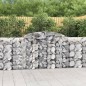 vidaXL Cestas de gaviones 8 uds forma de arco hierro 300x50x100/120 cm vidaXL Cestas de gaviones 8 uds forma de arco hierro 300x50x100/120 cm