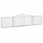 vidaXL Cestas de gaviones 15 uds forma de arco hierro 400x30x80/100 cm vidaXL Cestas de gaviones 15 uds forma de arco hierro 400x30x80/100 cm