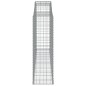 vidaXL Cestas de gaviones 5 uds forma de arco hierro 300x50x160/180 cm vidaXL Cestas de gaviones 5 uds forma de arco hierro 300x50x160/180 cm