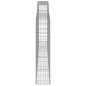 vidaXL Cestas gaviones 5 uds forma de arco hierro 400x30x140/160 cm vidaXL Cestas gaviones 5 uds forma de arco hierro 400x30x140/160 cm
