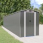 vidaXL Cobertizo de jardín acero galvanizado gris claro 192x938x223 cm vidaXL Cobertizo de jardín acero galvanizado gris claro 192x938x223 cm