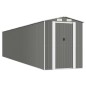 vidaXL Cobertizo de jardín acero galvanizado gris claro 192x938x223 cm vidaXL Cobertizo de jardín acero galvanizado gris claro 192x938x223 cm